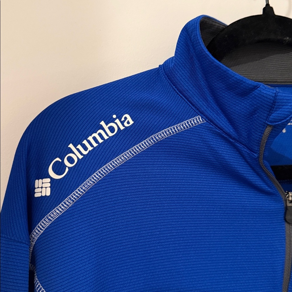 Columbia Golf WVU Mountaineers x Nemacolin Resort Quarter Zip Pullover - Picture 3 of 6